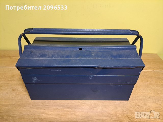 Метален куфар за инструменти - като нов, снимка 1 - Куфари с инструменти - 43060104