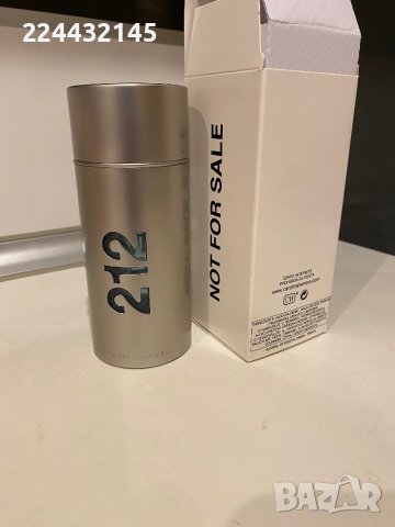 carolina herrera 212 men EDT Tester , снимка 2 - Мъжки парфюми - 43159032