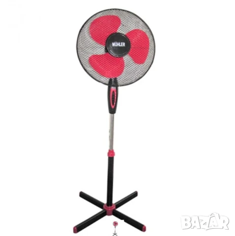 Вентилатор на стойка 16''Muhler, 40W, снимка 4 - Вентилатори - 50622373