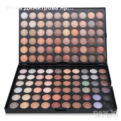 Сенки за очи – палитра със 120 различни дълготрайни цвята, снимка 4 - Козметика за лице - 49291840