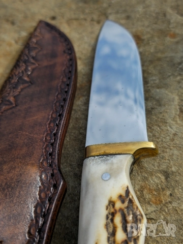 Ръчно изработен нож Еленски рог, снимка 5 - Ножове - 52323034