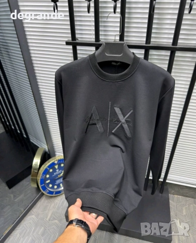 Мъжка черна блуза Armani