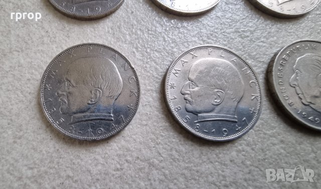 Монети . Германия.  2 дойче марки .8 бройки . Различни години., снимка 9 - Нумизматика и бонистика - 43437501