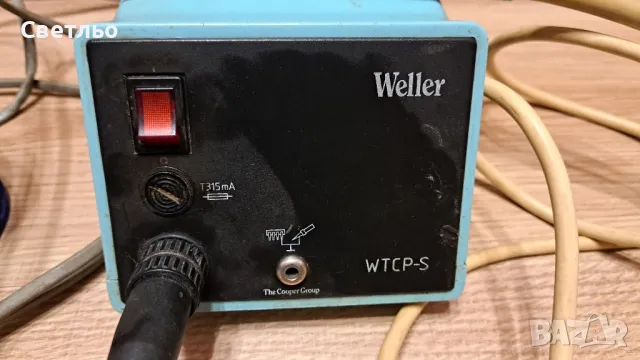 Станция за запояване Weller WTCP-S и тинол, снимка 2 - Друга електроника - 48329271