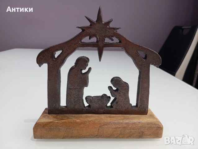 Стара прекрасна Коледна украса , снимка 14 - Статуетки - 52494029