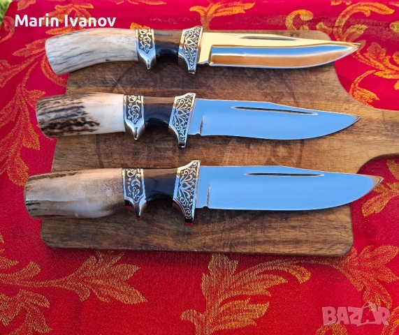 Ръчно ковани ножове стомана 4х13 и 440ц качество на 100% 