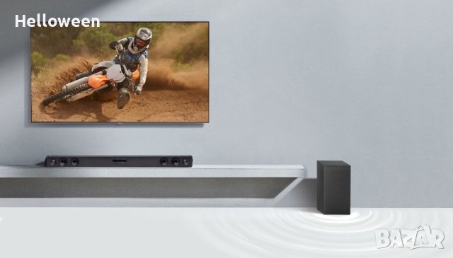 Soundbar LG -  2.1, 300W, Subwoofer Wireless, Bluetooth, Dolby Audio, Черен