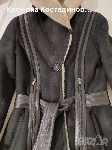 Кожух естествена кожа р-р S-XS, снимка 2 - Якета - 43292573
