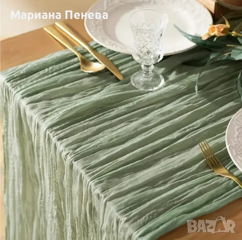 тишлайфери 90/180см цвят зелен чай, снимка 1