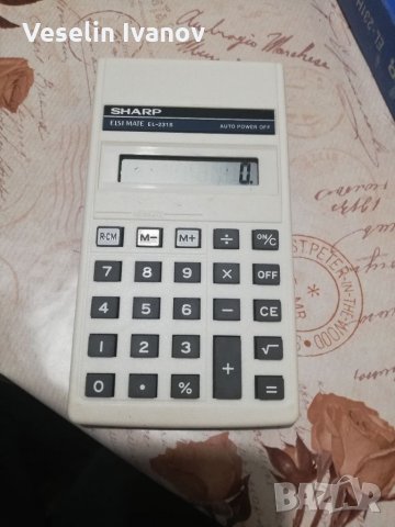 Елки Sharp EL-231H,231S и Casio HL812e, снимка 15 - Друга електроника - 35264643