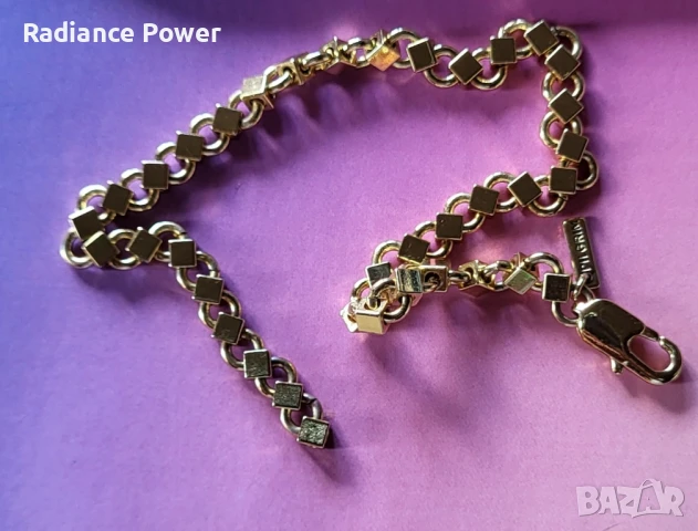 Гривна с 14К златно PILGRIM , снимка 2 - Гривни - 51074234