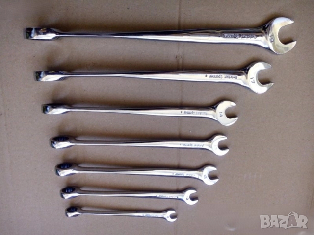 halfords advanced 7 броя Гаечни ключове тресчотки. halfords Гаечни ключове комплект 9 броя , снимка 2 - Ключове - 52935249