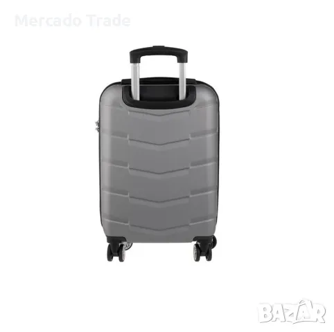 Куфар за ръчен багаж Mercado Trade, 33л., Сив, снимка 6 - Куфари - 49120266