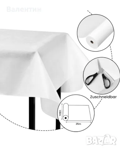 Покривка за маса 1.2х25 метра, снимка 2 - Покривки за маси - 50144745