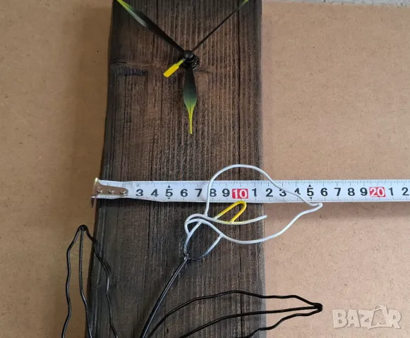 Атрактивен Стенен Часовник Старо дърво и Метално Цвете КАЛА, снимка 6 - Декорация за дома - 49600056