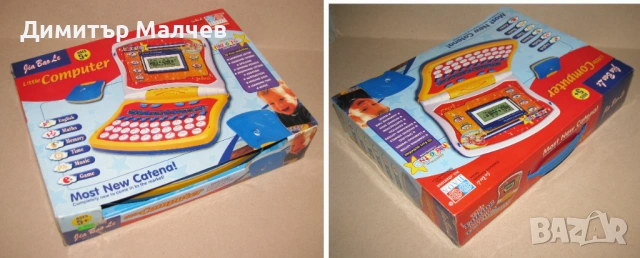 Играчка детски Компютър Лаптоп на батерии, съвсем запазен, снимка 2 - Образователни игри - 53122040
