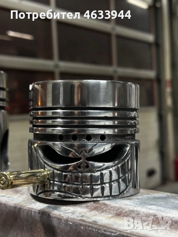 Ръчноизработени пепелници от автомобилни/тирови бутала, снимка 10 - Части - 52555744