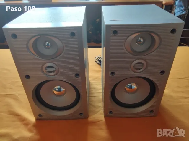 страхотни трилентови тонколони Шнайдер 2х40 оригинални , снимка 6 - Тонколони - 50223881