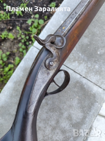 Автентична капсулна дамаскова пушка, снимка 5 - Антикварни и старинни предмети - 52788340