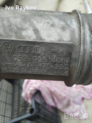 Дебитомер за AUDI A6 2.5 TDI AIR FLOW METER , 059906461D , снимка 5 - Части - 52839733