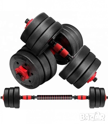 Тренировъчен комплект - тежести, лост и принадлежносги