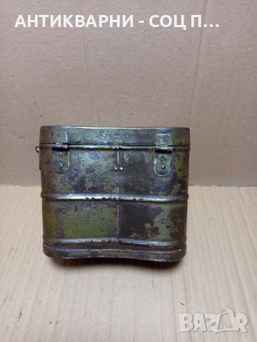 Соц Стара Метална Военна Кутия. НОМЕР 74., снимка 4 - Антикварни и старинни предмети - 53387405