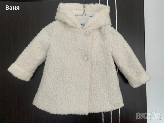 детско бяло палто Mayoral , снимка 6 - Детски якета и елеци - 48312988
