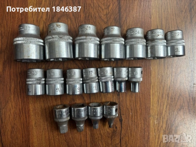 Комплект 1/2” Hazet Germany, снимка 3 - Гедорета - 53590907