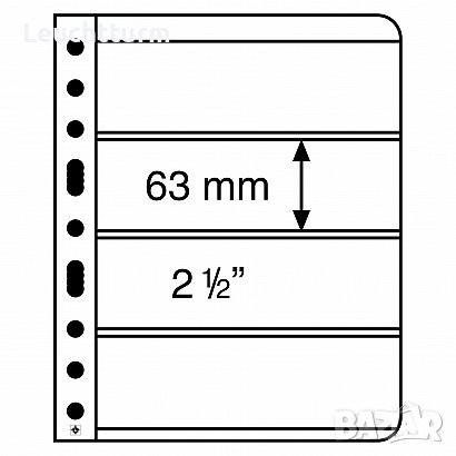 листове за банкноти от системата VARIO на Leuchtturm -черни, снимка 5 - Нумизматика и бонистика - 36665400