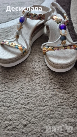 Нови дамски сандали, 38 номер, снимка 4 - Сандали - 51976166