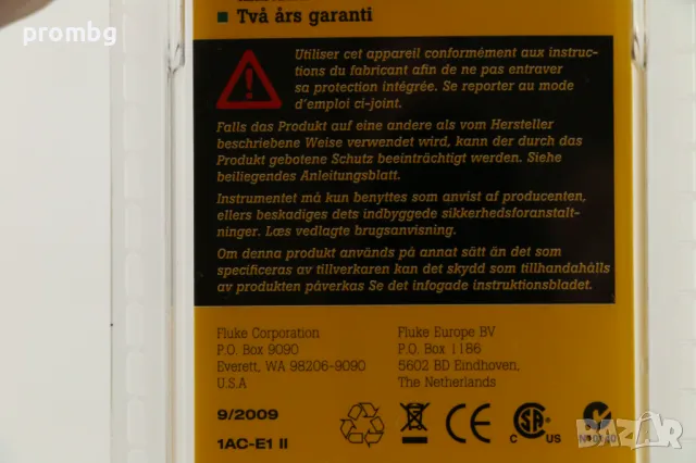 Тестер за напрежение до 1000V, джобен размер Fluke, Германия, снимка 3 - Други инструменти - 49328092