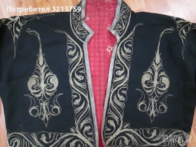 19 век елек за носия златна и сребърна сърма, снимка 3 - Антикварни и старинни предмети - 49828078