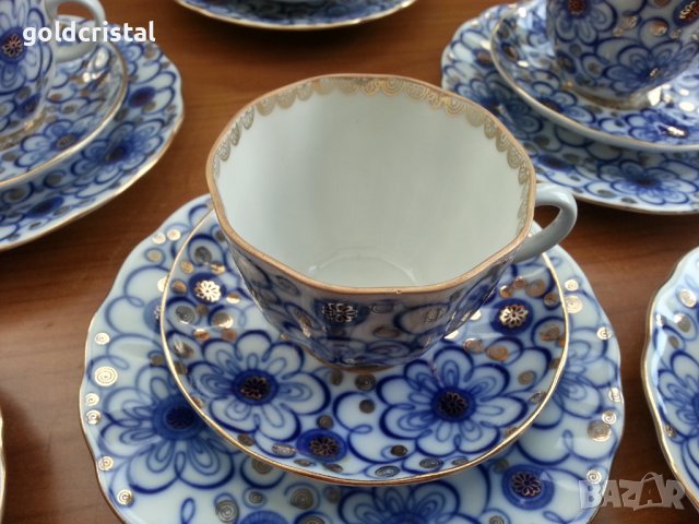 Руски порцелан и десерт, снимка 13 - Антикварни и старинни предмети - 38494963