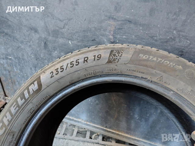 2бр.зимни гуми MICHELIN 235 55 19+255 50 19 DOT21 цена за брой, снимка 5 - Гуми и джанти - 51446268
