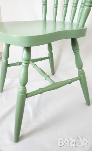 Дървен трапезен стол кантри, снимка 6 - Столове - 50841064