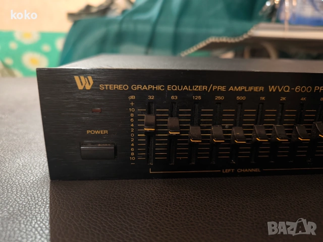 Еквалайзер equaliser пред усилвател wvq 600 pro 