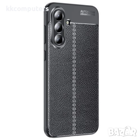 Samsung Galaxy A26 5G Удароустойчив Litchi Skin Калъф и Протектор