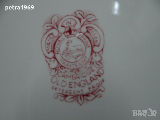 Порцеланови чинии на Royal Spinx от серията OLD ENGLAND, снимка 15 - Антикварни и старинни предмети - 39195702