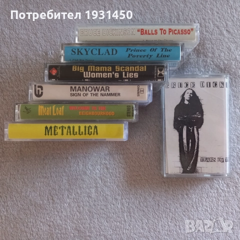 касетки за касетофон 6 бр.