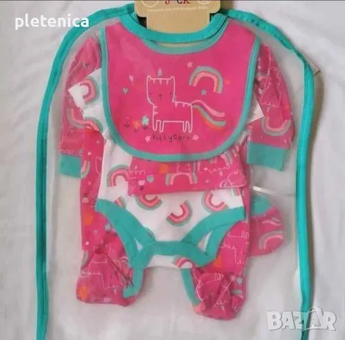 Бебешки комплект 0-3м Внос от Англия , снимка 3 - Комплекти за бебе - 48378020