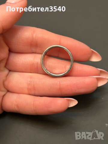 Дамски пръстен със сърчица, снимка 3 - Пръстени - 43660930