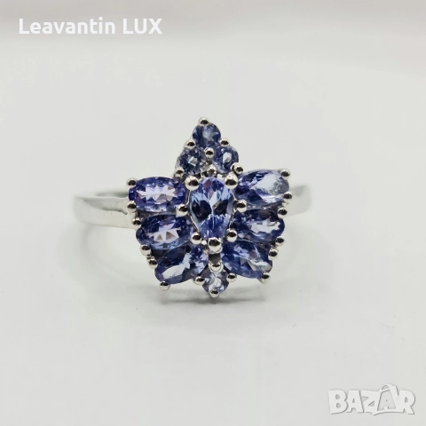Сребърен пръстен с Танзанит 