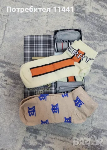 Чорапи 6 бр. Gucci Burberry, снимка 4 - Други - 48382357