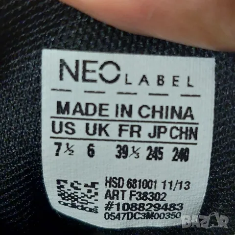 Маратонки / кецове Adidas  Neo label  номер 38 ,5-39 2/3, снимка 2 - Маратонки - 49497381