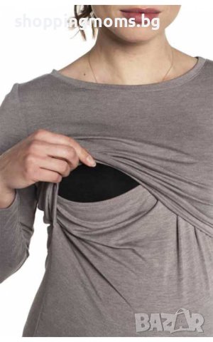 Блуза за бременни и кърмещи - модел 08156, снимка 5 - Дрехи за бременни - 43472577