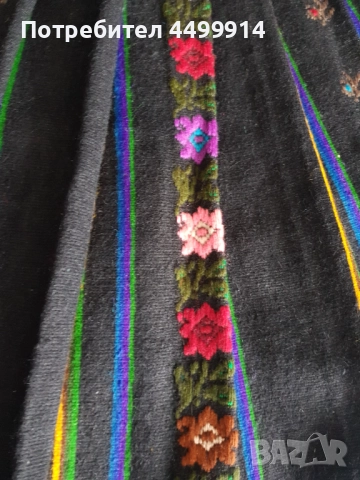 Стар вълнен бръчник,пищимал за носия, снимка 4 - Антикварни и старинни предмети - 52534800