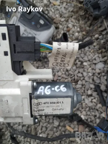 Задно ляво моторче стъклоповдигач Audi A6 3.0 TD , 4F0959801A, снимка 3 - Части - 49541318