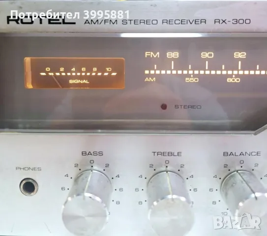 Винтидж ресийвър на марката Rotel, mod.RX-300
, снимка 4 - Ресийвъри, усилватели, смесителни пултове - 47897893