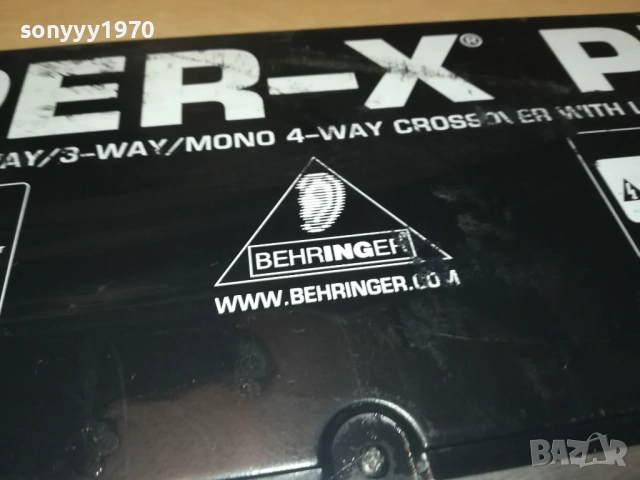 BEHRINGER SUPER-X PRO CX3400-ВНОС SWISS 1810252345, снимка 9 - Ресийвъри, усилватели, смесителни пултове - 52102538