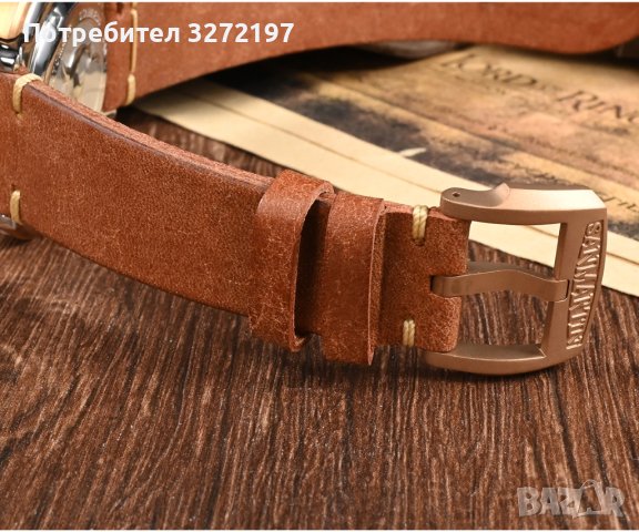 San Martin Tunа-Автоматичен бронзов часовник ,Японски Механизъм NH35,сапфир,300 м водоустойчив, снимка 6 - Мъжки - 40481710